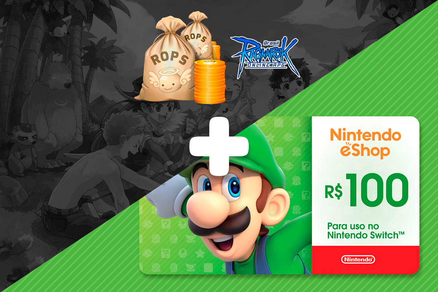 R$100 Nintendo eShop - Cartão Presente